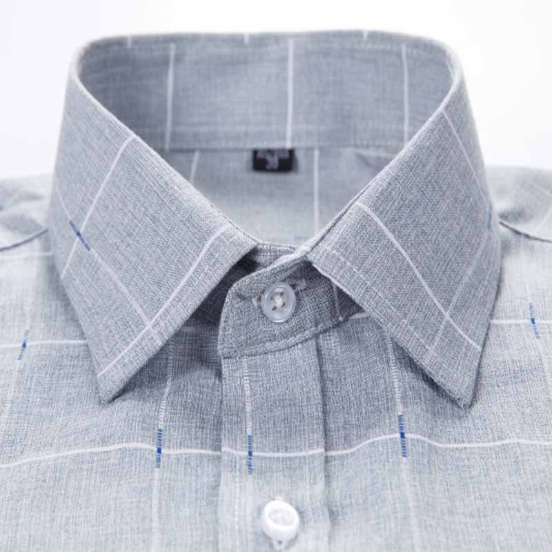 Camicia casual da uomo a maniche lunghe in cotone