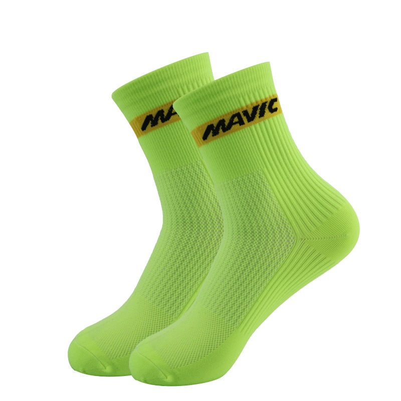 Calza Professional Cycling  cool tall mountain bike socks Outdoor Sport Compression - Loweconomy