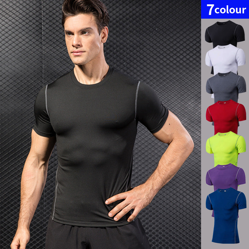 Maglietta sportiva uomo, maglia per il fitness