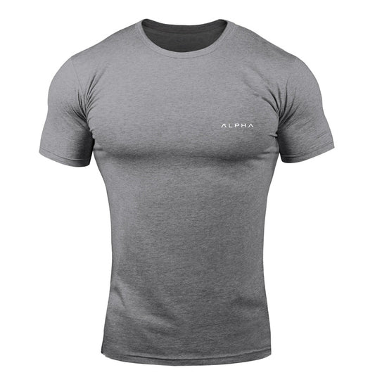 T-shirt gym sport men fitness, T shirt bianca uomo