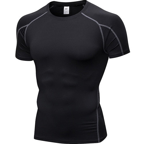 Maglietta sportiva uomo, maglia per il fitness