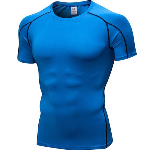 Maglietta sportiva uomo, maglia per il fitness