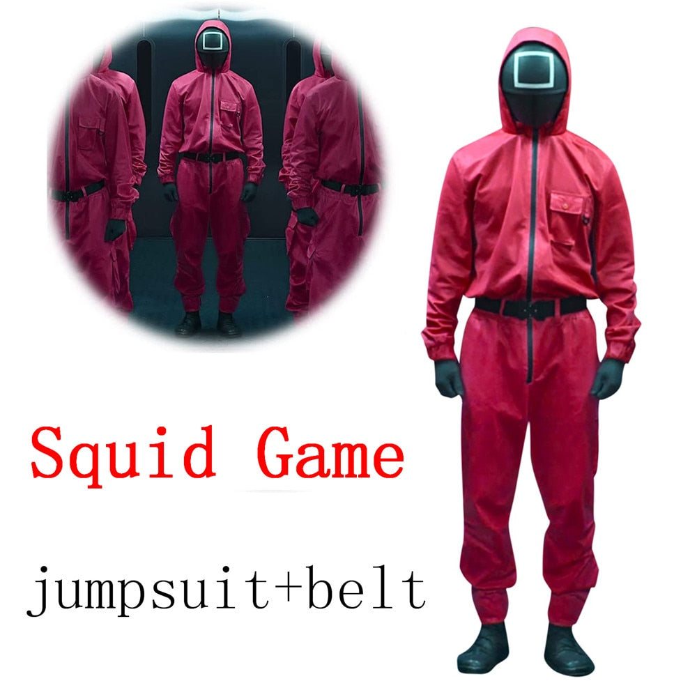 Tuta Squid Game, tuta con maschera non inclusa