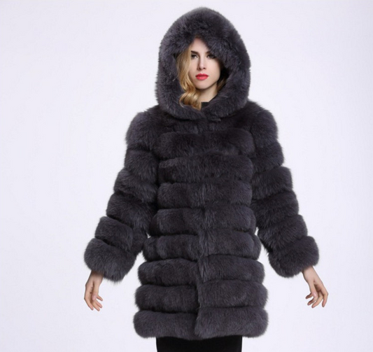 Giubbotto donna in pelle faux giubotto invernale imbottito