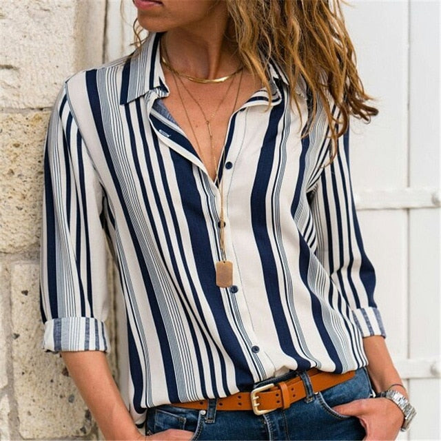 Camicia donna, camicia estiva a manica lunga