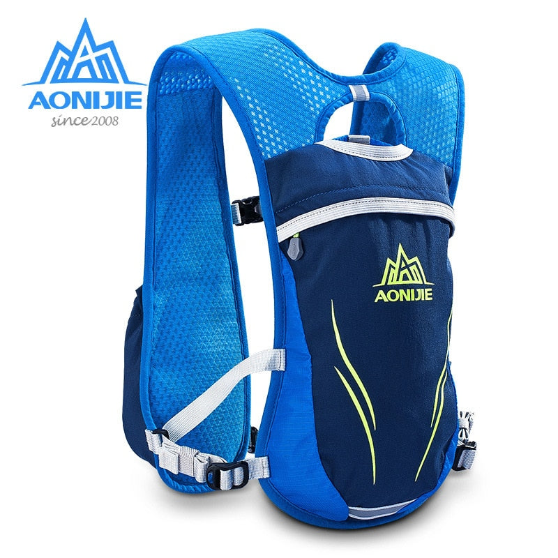 AONIJIE Zaino porta acqua per maratona ciclismo, jogging zaino sportivo con acqua