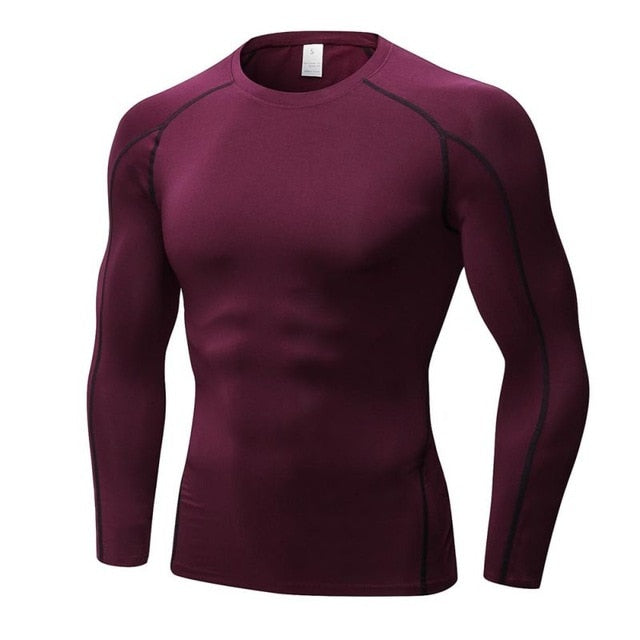 Maglia aderente uomo fitness sport gym - Loweconomy