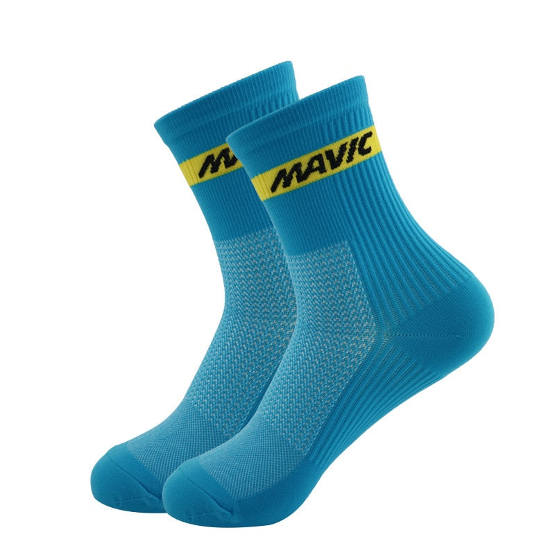 Calza Professional Cycling  cool tall mountain bike socks Outdoor Sport Compression - Loweconomy