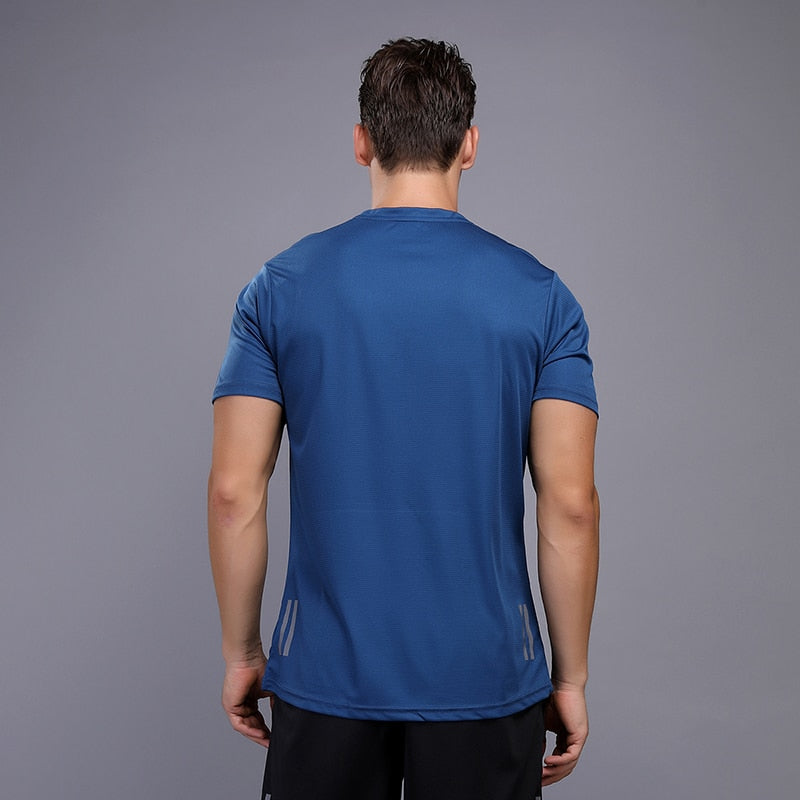 Maglia jogging uomo, maglia palestra uomo traspirante