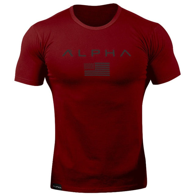 T-shirt gym sport men fitness, T shirt bianca uomo