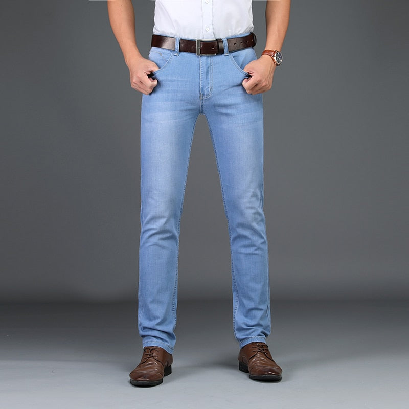 Jeans Summer style Utr Thin Mens brand jeans Fashion Men - Loweconomy