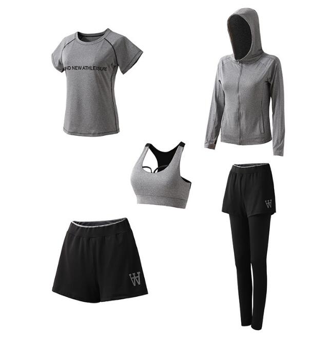 5PCS Set sportivo donna tuta sportiva fitness - Loweconomy