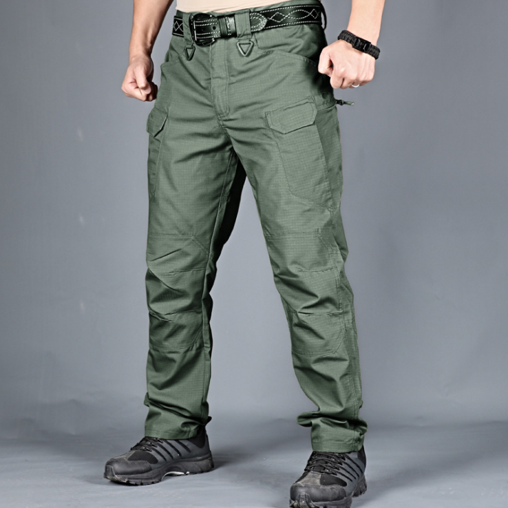 Pantaloni militari uomo, pantaloni tattici con tasca laterale