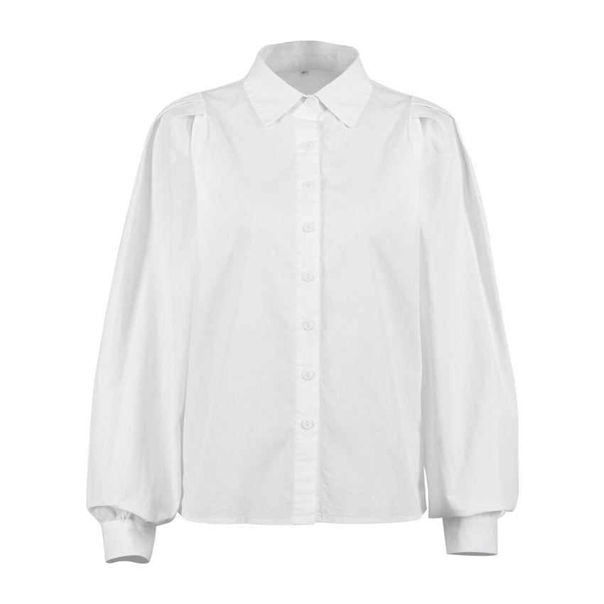 Camicia estiva per donna, camicia manica larga femminile