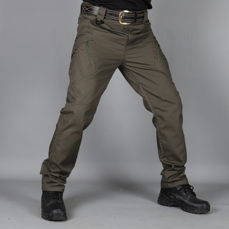 Pantaloni militari uomo, pantaloni tattici con tasca laterale