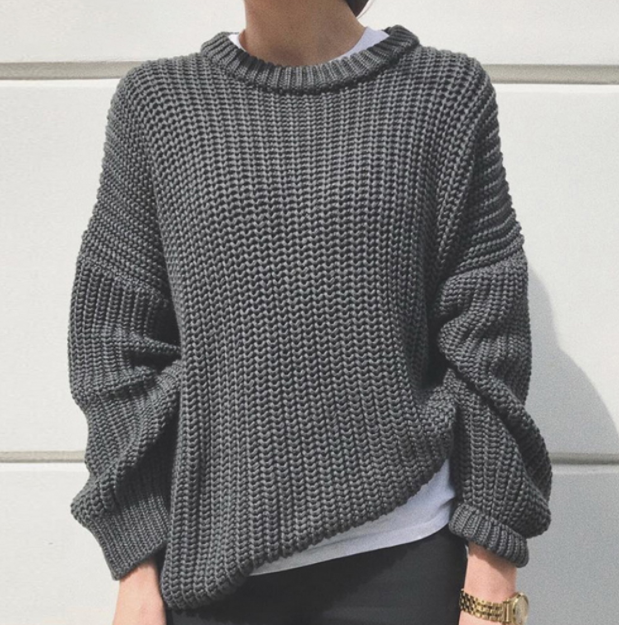 Maglione Autunnale one size oversized female pullovers - Loweconomy