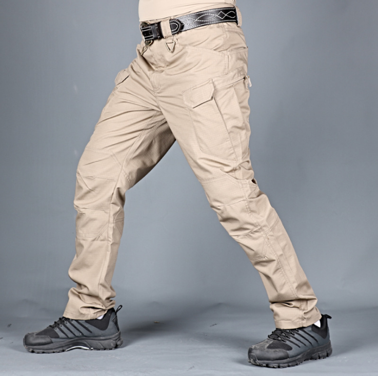 Pantaloni militari uomo, pantaloni tattici con tasca laterale