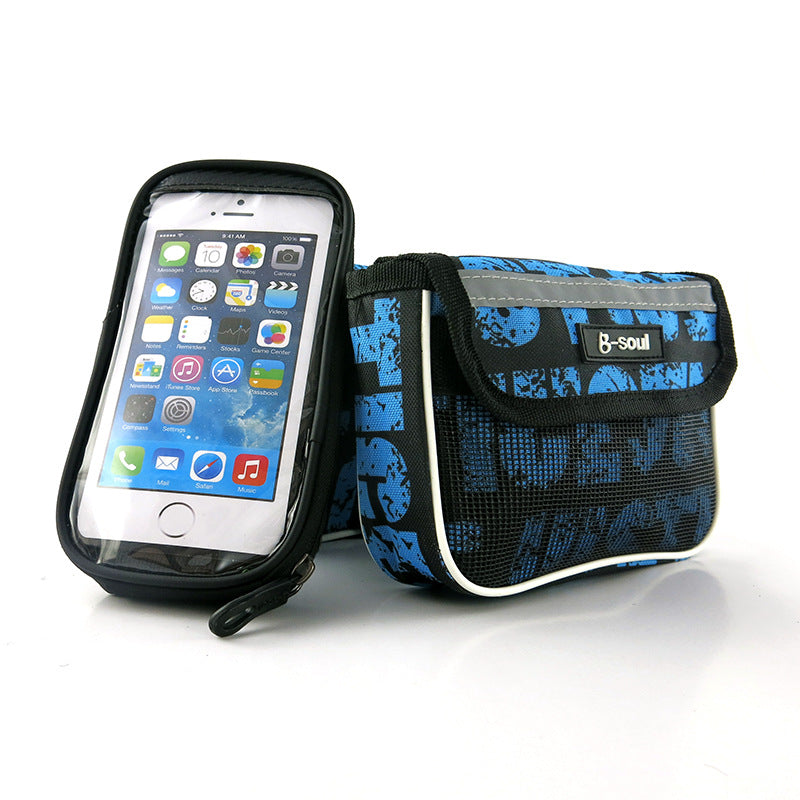 Borsa per bici da mountain bike, touch screen per cellulare