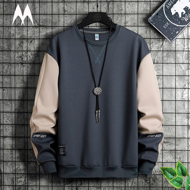 Felpa Men Sweatshirt  Autumn New Street Trend Hoodie Mens - Loweconomy