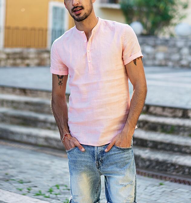 Camicia sportiva uomo, T shirt uomo in cotone