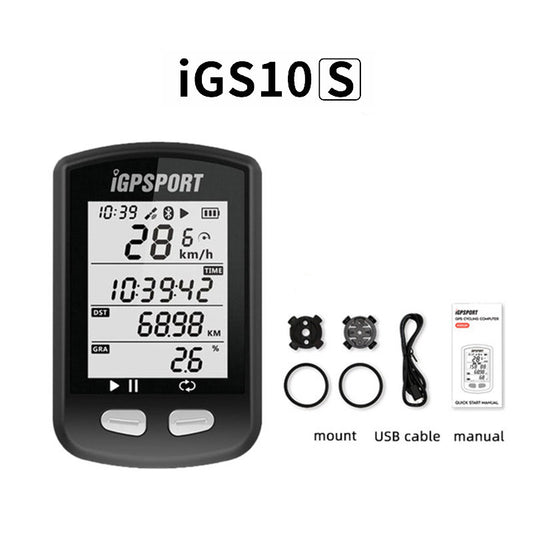 iGPSPORT iGS10S Ciclocomputer GPS ANT+ Cadenza della frequenza cardiaca