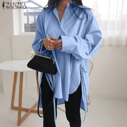 Camicia femminile, camicia per donna oversize, camicetta con bottoni