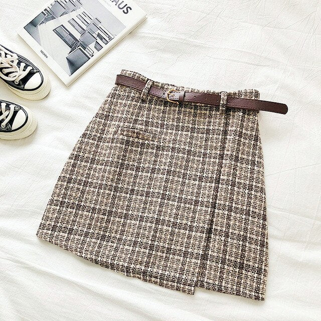 Gonna Korean Irregular Lady Skirt Female Autumn - Loweconomy