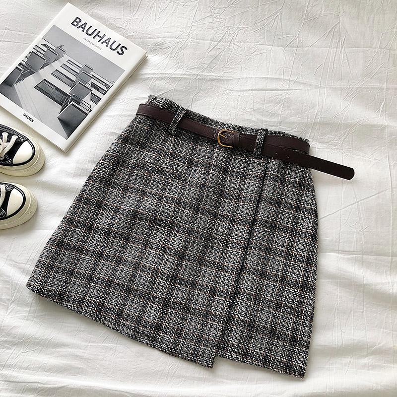 Gonna Korean Irregular Lady Skirt Female Autumn - Loweconomy