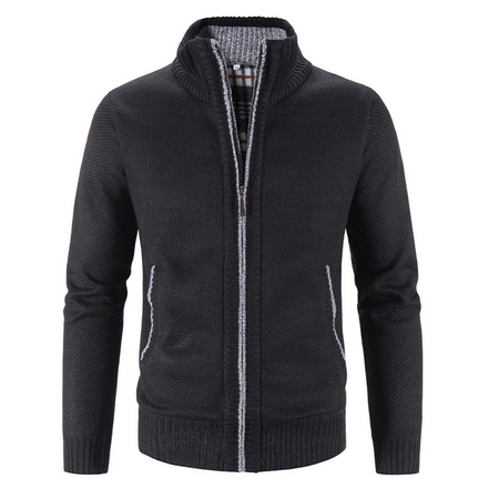 Maglione uomo cardigan con zip