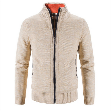 Maglione uomo cardigan con zip