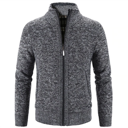 Maglione uomo cardigan con zip