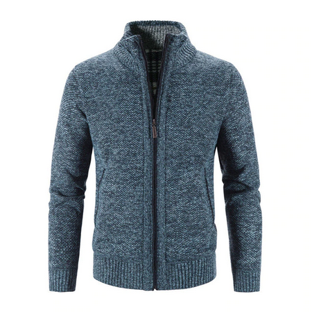 Maglione uomo cardigan con zip