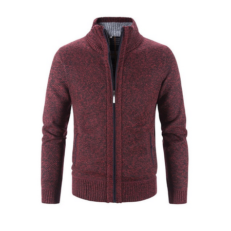 Maglione uomo cardigan con zip