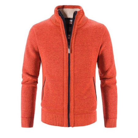 Maglione uomo cardigan con zip