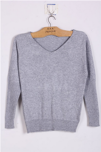 Maglia in Cashmere donna scollo a V