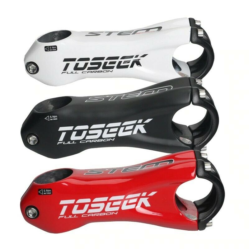 TOSEEK Bike Deriva In Carbonio MTB Strada Attacco Manubrio 31.8 - Loweconomy